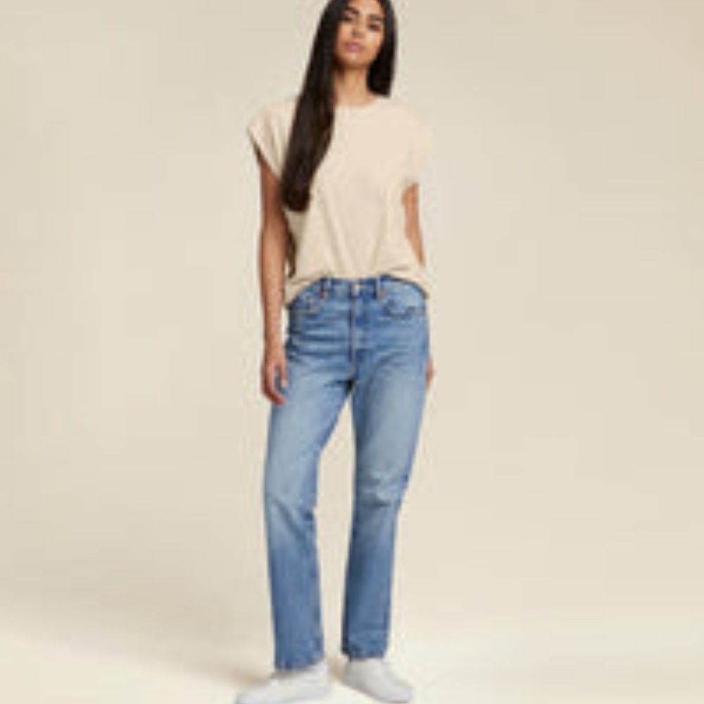 NUUDS Muscle Tee, Color: Bone, Size: Medium